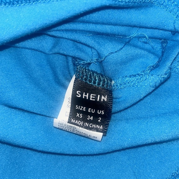 SHEIN Vibrant Blue Tee - Picture 2 of 2